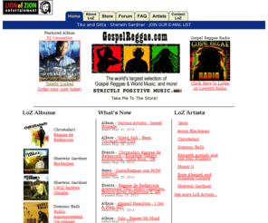 lionofzion.com: Lion Of Zion Entertainment - Christian Reggae and World Music
Record Label specializing in Gospel Reggae, African, Soca, Jamoo, Ragga, Dancehall, and other world music with a the Good News about Yeshua HaMashiach, Jesus the Christ, the Promissed Messiah and King of Kings. Record company and Online Store specializing in Christian World music.  Reggae, African, Hip-Hop, Soca, Soukous, etc...