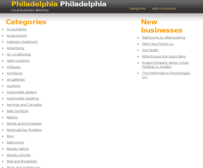 philadelphia-philadelphia.com: Philadelphia business directory | Philadelphia-Philadelphia.com
Business in Philadelphia