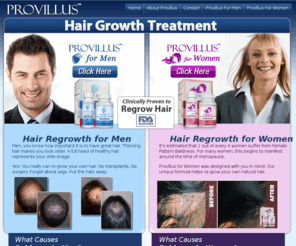 provillus.com: Provillus Hair FDA Approved Regrowth Treatment For Men & Women
Provillus hair loss treatment contains the only ingredient approved by the FDA to re-grow your hair for Men & Women.