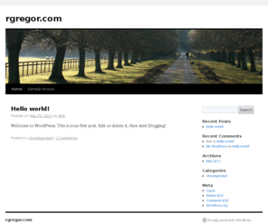 rgregor.com: Orlando Website Design, WordPress Web Hosting, PHP Development | Circle Tree, LLC
Custom Wordpress website design, development and web hosting services, WHMCS integration in Orlando, FL