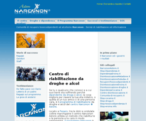 tossicodipendenti.com: Narconon Astore :: Comunità di recupero tossicodipendenti e alcolismo
Sito Ufficiale del Centro Narconon Astore. Programmi di disintossicazione e riabilitazione efficaci, vincenti e duraturi - Disponibilità immediata: INFO Tel. 0721 286996