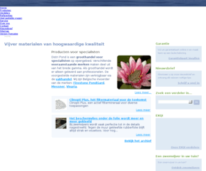 verhaertnv.be: Distri Pond - vijver materialen
Distripond