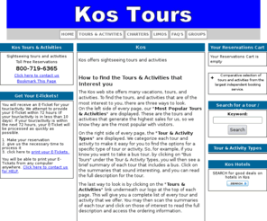 kostours.com: Kos Tours - Enjoy the Sights in Kos - Kos Tours, Kos Sightseeing
Kos sightseeing tours and attractions.  Reserve tickets online and save on all sightseeing activities and things to do in Kos.  Order online or call us toll-free at 800-208-4421.