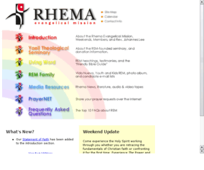 rhemaassociation.org: Rhema Association
A Non-denominational, Evangelical Christian Mission