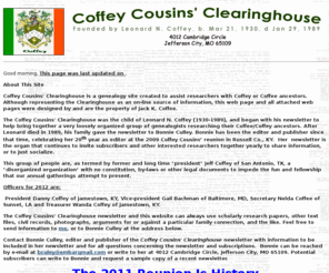 thecoffeycousins.org: 
