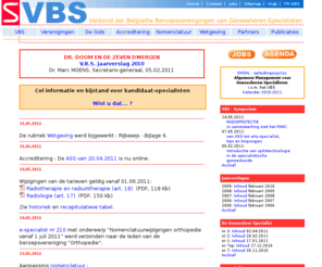 vbs-gbs.com: V.B.S. - Verbond der Belgische Beroepsverenigingen van Geneesheren-Specialisten
