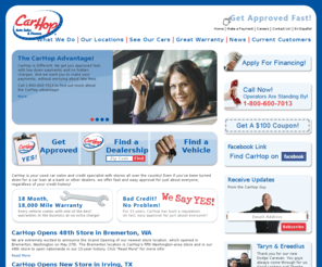 carhop.com: Used Car Sales and Financing for People with Bad Credit or No Credit | CarHop
CarHop, auto sales and financing for people with bad or no credit. We say yes!