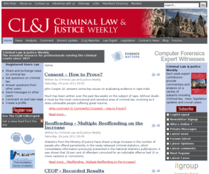 criminallawandjustice.co.uk: Criminal Law and Justice Forum - Crime Law, Sentencing, Trials and Criminal Justice
Discussion, news, legislation, cases and opinion on criminal law and justice from Lexis Nexis.