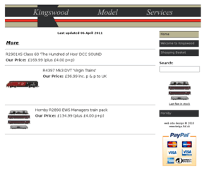 kingswoodmodels.co.uk: Kingswood Model Services - GPS Sat Nav, Accessories, Characters, Chuggington, Coaching Stock, Hornby, Locomotives, Train packs
Buy GPS Sat Nav and other accessories for athletes online from a UK supplier. Hornby, Learning Curve, Accessories, Characters, Chuggington, Coaching Stock, Hornby, Locomotives, Train packs