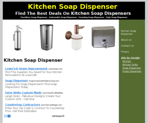 kitchensoapdispenser.org: Kitchen Soap Dispenser
Kitchen Soap Dispenser