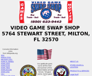 pacegamer.com: Welcome to VIDEO GAME SWAP SHOP
At Video Game Swap Shop you can find rare video game titles, vintage to new. We carry dvds, game consoles, games, and accessories for Atari to Playstation 3. Come see us for all your gaming needs.