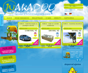 wakadoo.cz: AUKCE WAKADOO
Aukce online wakadoo vám nabízí aukce zábavnou formou. Wakadoo nabízí levné aukce a výhodné aukce.