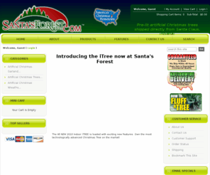 itreeontv.biz: Christmas Trees - artificial  prelit | palm | commercial - Introducing the iTree now at Santa's Forest



The All NEW 2010 Indoor iTREE is loaded with exciting new features. Own the most technologically advanced Christmas Tree on the market!



