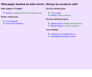 mirt.net: www.mirt.net
Homepage of mirt server