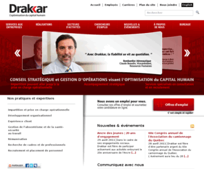 drakkar.ca: Drakkar Ressources Humaines, Montréal, Longueuil, St-Laurent, Mississauga
Drakkar se spécialise en conseil stratégique et en gestion d’opérations visant l’optimisation du capital humain.