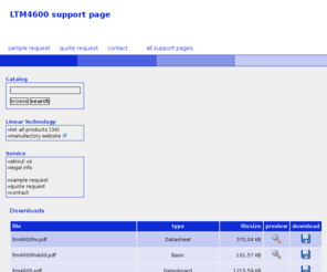 ltm4600.com: Details / PDF / Application / Board / Samples / Price / Spice
, , , , , , , , , , , , , , , , , , , 