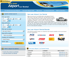 sanjuanairportcarrental.com: San Juan Airport Car Rental - Luis Muñoz Marín International Airport (Iata: Sju) Car Rental
San Juan Airport Car Rental - Luis Muñoz Marín International Airport (IATA: SJU) Car Rental