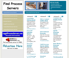connecticutprocessserver.info: Connecticut Process Servers
Connecticut process server / service information.