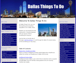 dallas-things-to-do.com: Dallas Things To Do | Things To Do In Dallas
At Dallas Things To Do, you can learn everything there is to do in Dallas, Texas.