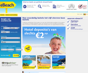 ebeach.be: Hotel s en Apartementen online boeken
Book your hotel or apartment with On the Beach, we have one of the largest selections of Cheap hotels around.