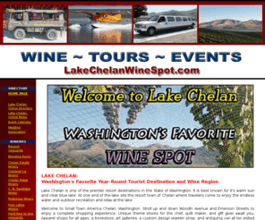 lakechelanwinespot.com: Lake Chelan Wine Spot - Showcasing the Wine Industry in Lake Chelan Washington
Welcome to the Wine Industry of Lake Chelan. Washington State's 11th AVA and Newest Wine Spot.