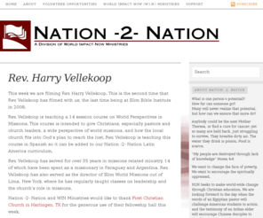 n2nstudios.org: Nation -2- Nation
A division of World Impact Now Ministries