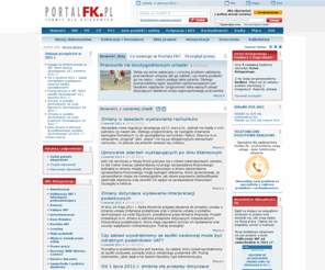 portalfk.pl: Portal Finansowo-Księgowy – serwis dla księgowych • PortalFK.pl
Profesjonalny portal finansowo-księgowy dostarczający informacje na temat podatków dochodowych, VAT, rachunkowości, ZUS oraz prawa pracy.
