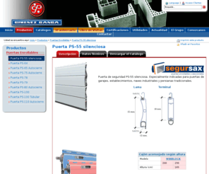 segursax.com: Persianas, lamas y compactos :: Giménez Ganga
En Gimenez Ganga fabricamos materiales de construcción para instalación de persianas y puertas de seguridad .  