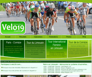 velo19.com: velo19.com velo19.fr
premier site Internet de cyclisme en limousin