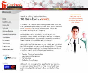 24-7docs.com: Castlerock Management Corporation - Medical Billing and Collections Services
A medical and billing collections firm. Offering services that focus on improving physician income.