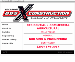 bbsconstruction.net: BBS Construction - Home
BBS Construction, Modesto CA