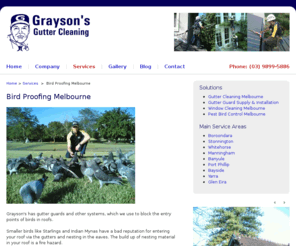 birdsroof.com: Gutter Cleaning and Gutter Guard by Grayson's Gutter Cleaning Melbourne
Gutter Cleaning is our main service. Grayson's Gutter Cleaning is located in Melbourne. Gutter Cleaning Professionals