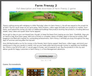 farmfrenzy-2.com: Farm Frenzy 2
Game website for Farm Frenzy 2 fans. Screenshots, game reviews, features, players' comments and more! Free Farm Frenzy 2 game download.
