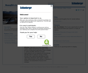 heavyoilinfo.com: HeavyOilinfo.com - Heavy oil forum, news, events & features
The upstream community's portal for heavy oil