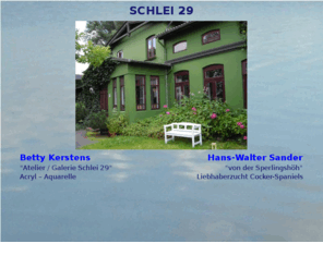 schlei29.de: Schlei 29 - Betty Kerstens / Hans-Walter Sander
Schlei 29 - Betty Kerstens / Hans-Walter Sander