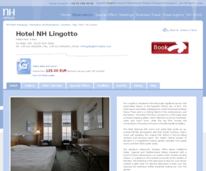 torino-hotel.com: NH Lingotto, Hotel in Turin - 15% off, NH Hotels Official Site
NH Lingotto, hotel in Turin. NH Lingotto is situated in the historically-significant former Fiat  automobile factory in the beautiful historic city of Turin. The hotel  space was totally redesigned by world-renowned architect Renzo Piano and  is a striking blend of the contemporary and the historic.