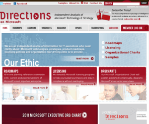 trackingmicrosoft.com: Microsoft Licensing, Org Charts, Roadmaps | Directions on Microsoft
Directions on Microsoft is the only independent organization in the world devoted exclusively to tracking Microsoft.