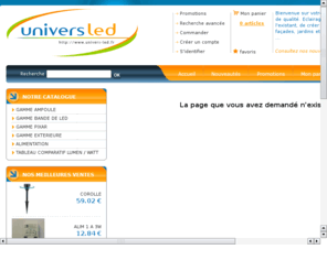 univers-led.com: .: UNIVERS Led - Le spcialiste de l'clairage LED - Discothque, Evnementiel, Villas, Architecture, Piscine - FRANCE - EUROPE - PACA :.
Spcialiste produits luminaires hight tech  LED - tablissement de projets personnaliss, conseils, esthtiques. Vente particuliers et professionnels, grossistes