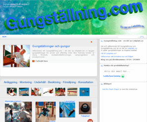 xn--gungstllning-lcb.com: Gungställning - En del av Lekplats.se. Hitta din gungställning hos oss.
Gungställning. Vi levererar och monterar gungställningar för privat och offentlig miljö. Gungställning.com är en del av Lekplats.se