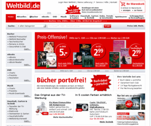 biologieliteratur.com: Weltbild.de - Bücher versandkostenfrei, DVDs, CDs, Spielzeug, PC Spiele und vieles mehr
Bücher portofrei bei Weltbild.de. Über 3 Mio. Artikel: Bücher, DVDs, CDs, Geschenke, Elektronik, Software & Spielwaren mit bis zu 50% Preisvorteil gegenüber früheren Ladenpreisen!