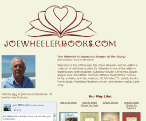 christmasinmyheart.org: Joe Wheeler--Home Page
Official site of author Joe Wheeler.