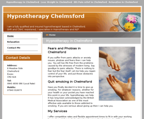 hypnotherapychelmsford.com: Hypnotherapy in Romford/Chelmsford : Hypnotherapy Chelmsford
For Hypnotherapy in Romford and Chelmsford , give Catherine Leader a call.