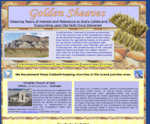 goldensheaves.org: GOLDEN SHEAVES - HOME
Grand Junction Church of God