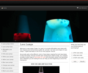 lavalampscheap.com: Lava Lamps Cheap
Lava Lamp - LavaLampsCheap.com is the premier place to find Lava Lamps Cheap. From giant lave lamps to small, we have what you need.