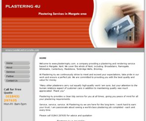 plastering4u.com: Plastering 4u, plastering services in kent
Plastering 4u is a plastering and rendering company in margate, kent. Services include plaster repairs to walls and ceilings, plasterboarding