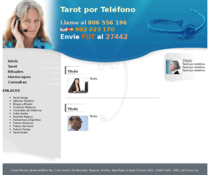 tarotportelefono.com: Tarot por Teléfono
Consultas de tarot telefonico videncia natural sin gabinetes y consultas pago por tarjeta de credito.