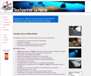 tauchpartner-lapalma.de: Tauchen mit Tauchpartner La Palma - CMAS und PADI Center diving duiken buceo sub Lava World Diving
Tauchen mit Tauchpartner La Palma - CMAS und PADI Diving Center duiken buceo sub Lava World Diving