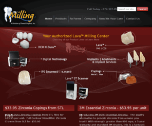 dentalcraftersmilling.com: Dental Lab Dental Restoration Solutions | DC Milling Dental Crafters
DC Milling is your one-stop dental lab. We offer a huge variety of cutting-edge dental implants, abutments, and other dental restoration services.