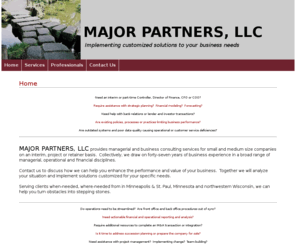 majorpartnersllc.com: Major Partners, LLC
Managerial and small business consulting