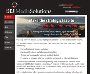 sejsolutions.com: SEJ Media Solutions « SEJ Media Solutions
Innovation, Management consulting,